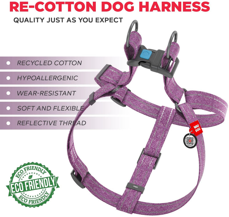 Eco-friendly Re-Cotton harness for dogs