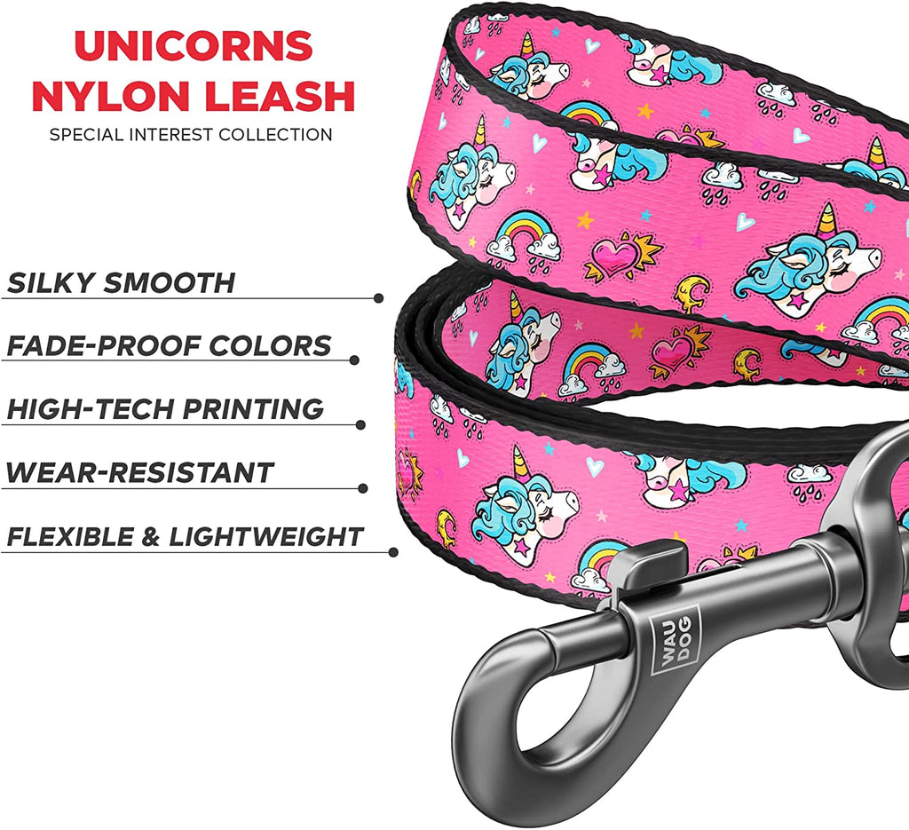 Nylon leash with a unique design for dogs