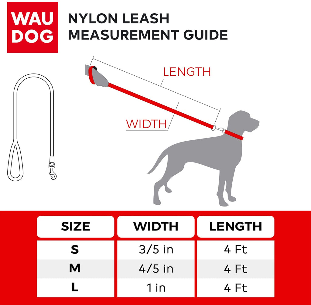 Nylon leash with a unique design for dogs