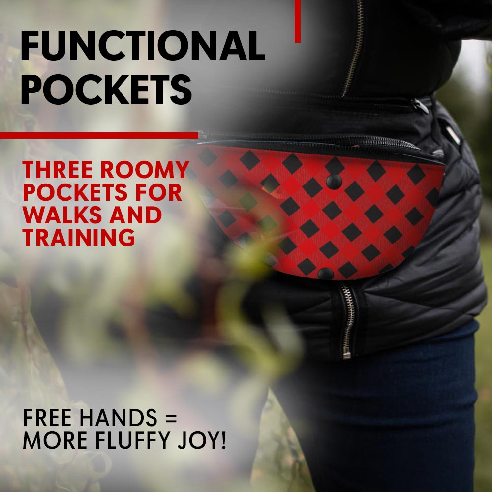 Waist bag for feed and accessories