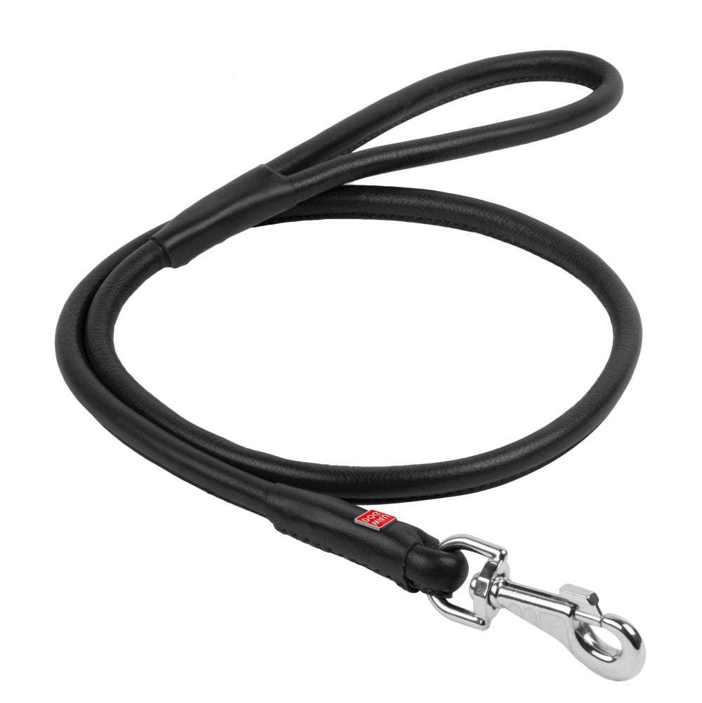 Glamour rolled leather dog leash