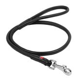 Glamour rolled leather dog leash