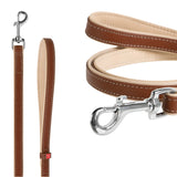 Heavenly soft leather dog leash