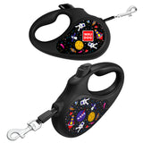 Retractable dog leash with a unique design