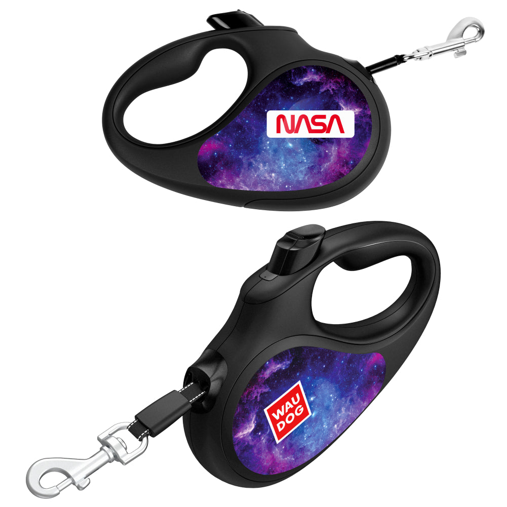 Retractable dog leash with a unique design