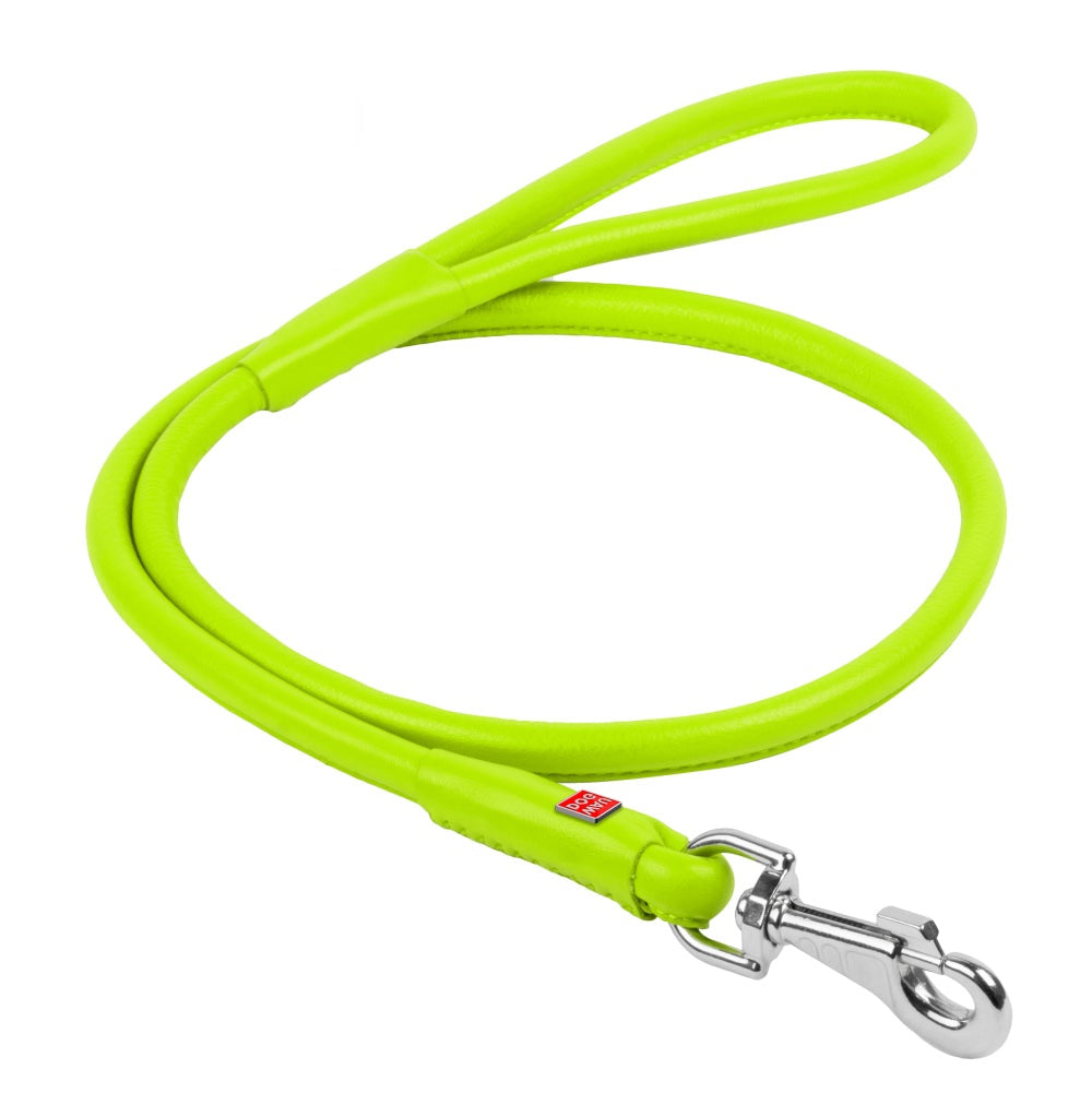 Glamour rolled leather dog leash