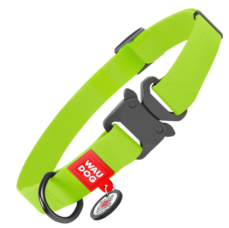 Ultra-modern waterproof dog collar with metal clasp