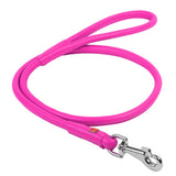 Glamour rolled leather dog leash