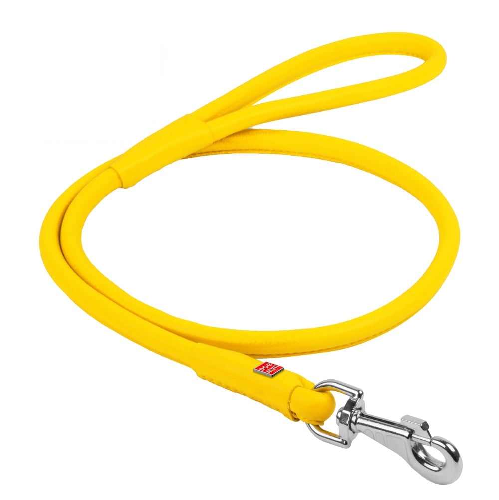 Glamour rolled leather dog leash
