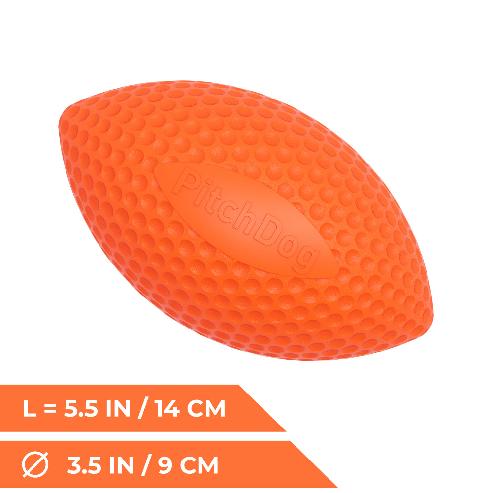Extremely durable and safe football dog toy