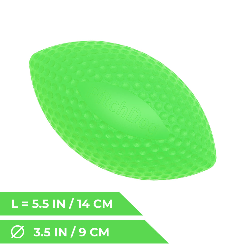 Extremely durable and safe football dog toy