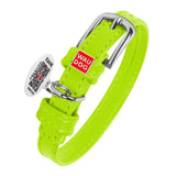 Glamour leather dog collar