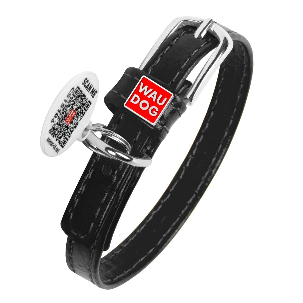 Glamour leather dog collar