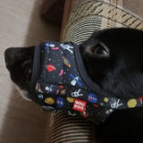 Nylon muzzle with a unique design for dogs