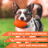 Extremely durable and safe football dog toy