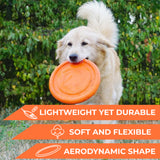 Lightweight and flexible flying disk for dogs
