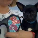 Retractable dog leash with a unique design