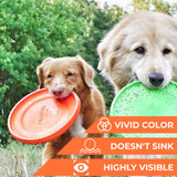 Lightweight and flexible flying disk for dogs