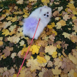 Glamour rolled leather dog leash