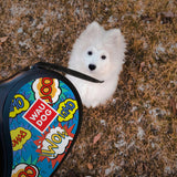 Retractable dog leash with a unique design