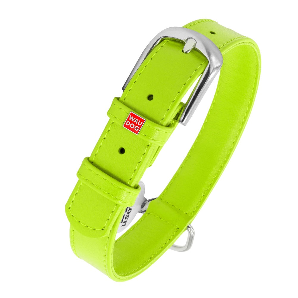 Glamour leather dog collar