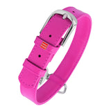 Glamour leather dog collar