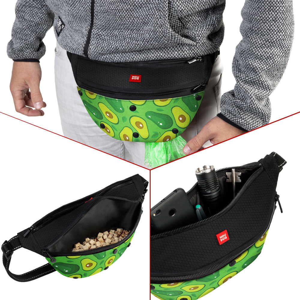 Waist bag for feed and accessories