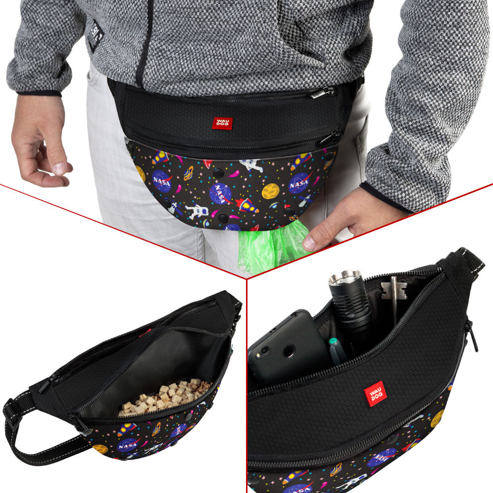 Waist bag for feed and accessories