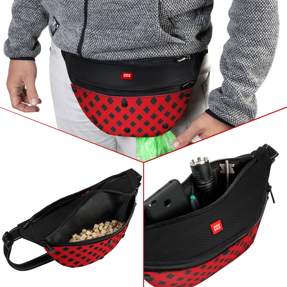 Waist bag for feed and accessories