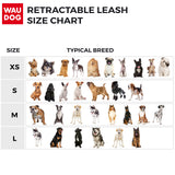 Retractable dog leash with a unique design
