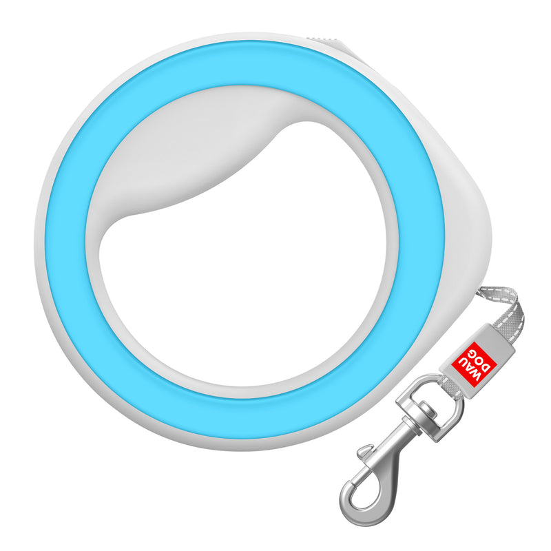 Hands-free retractable dog leash
