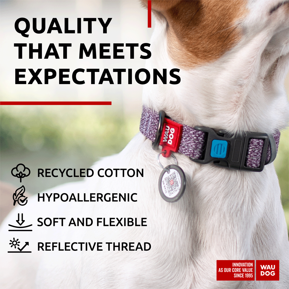 Eco friendly Re Cotton collar for dogs