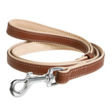 Heavenly soft leather dog leash