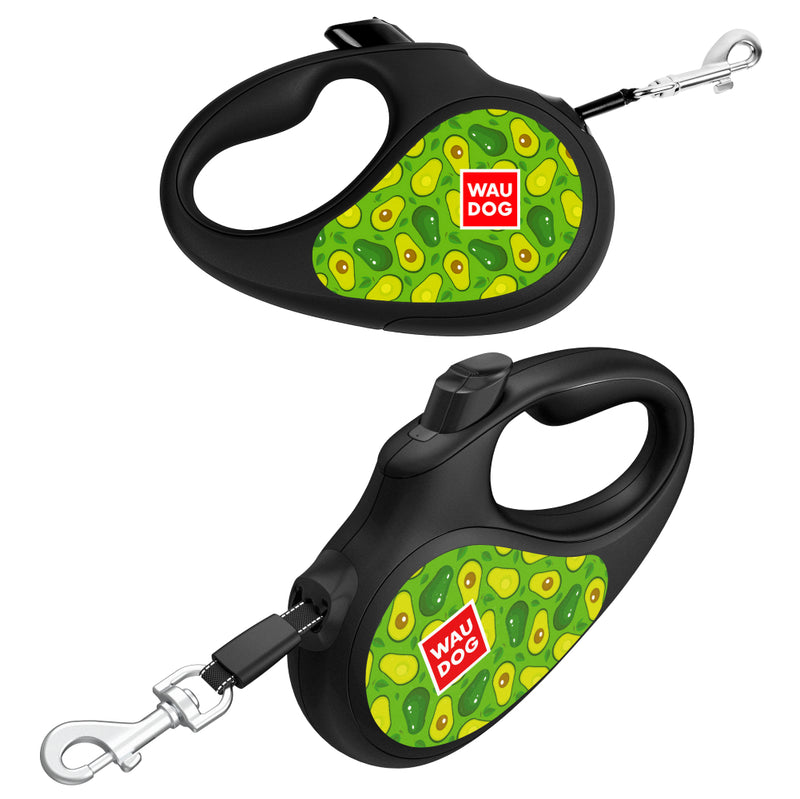 Retractable dog leash with a unique design