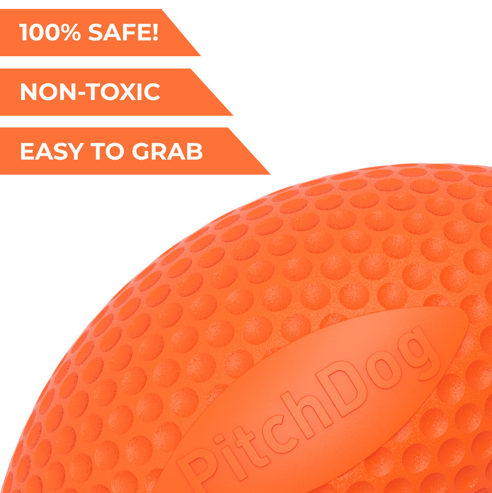 Extremely durable and safe football dog toy